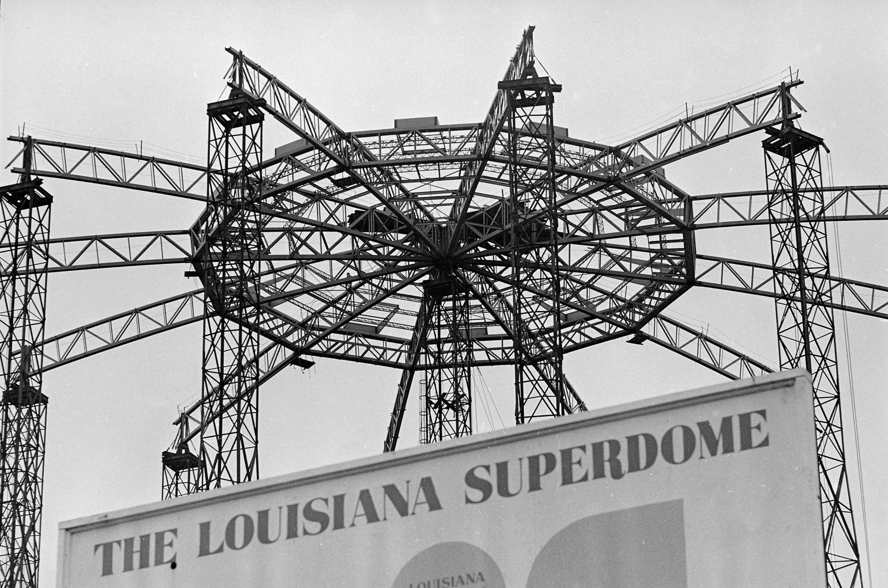 Superdome construction